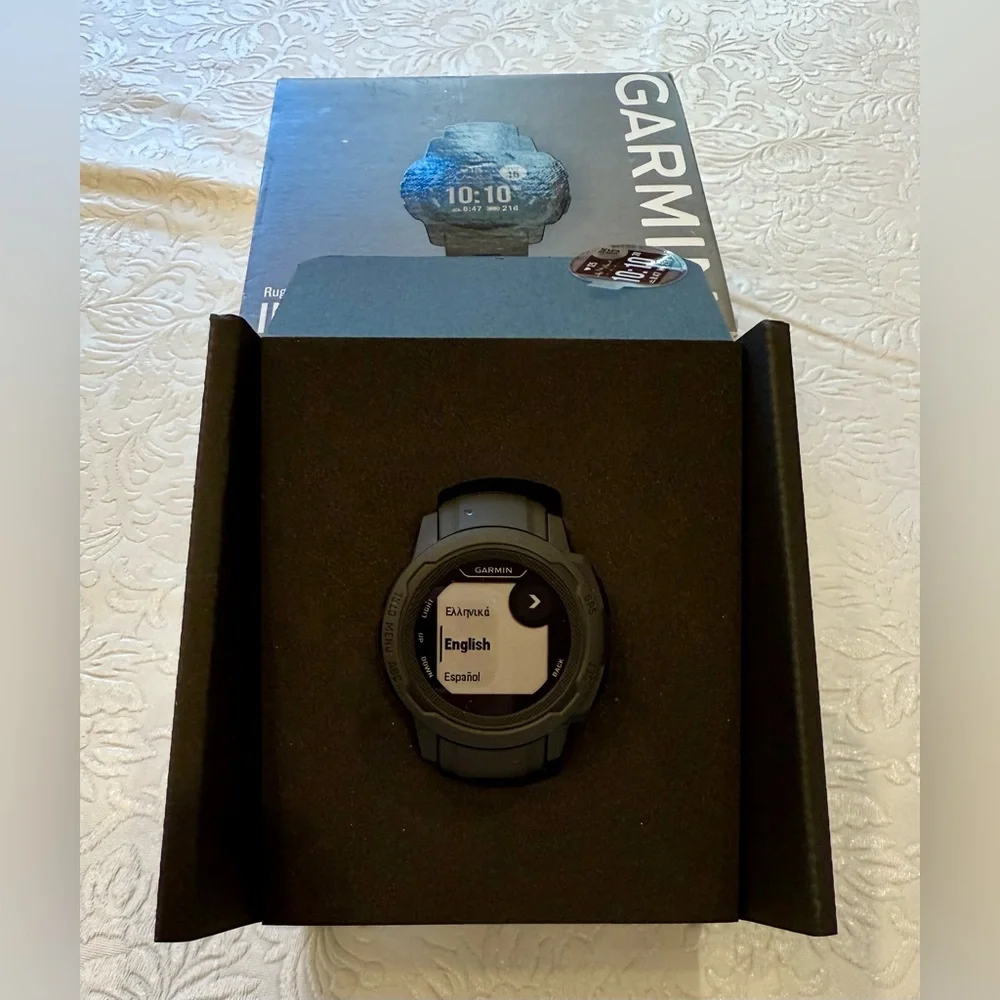 Garmin Instinct 2S Solar 40MM Standard Edition Smartwatch w/charging cable NWT